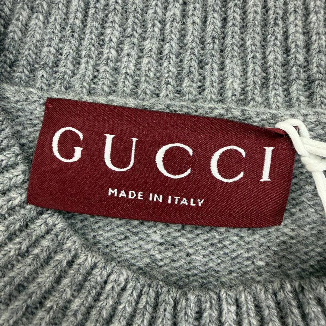 Pristine GUCCI YUKO HIGUCHI knit Japan Exclusive GG Embroidered XS 864156