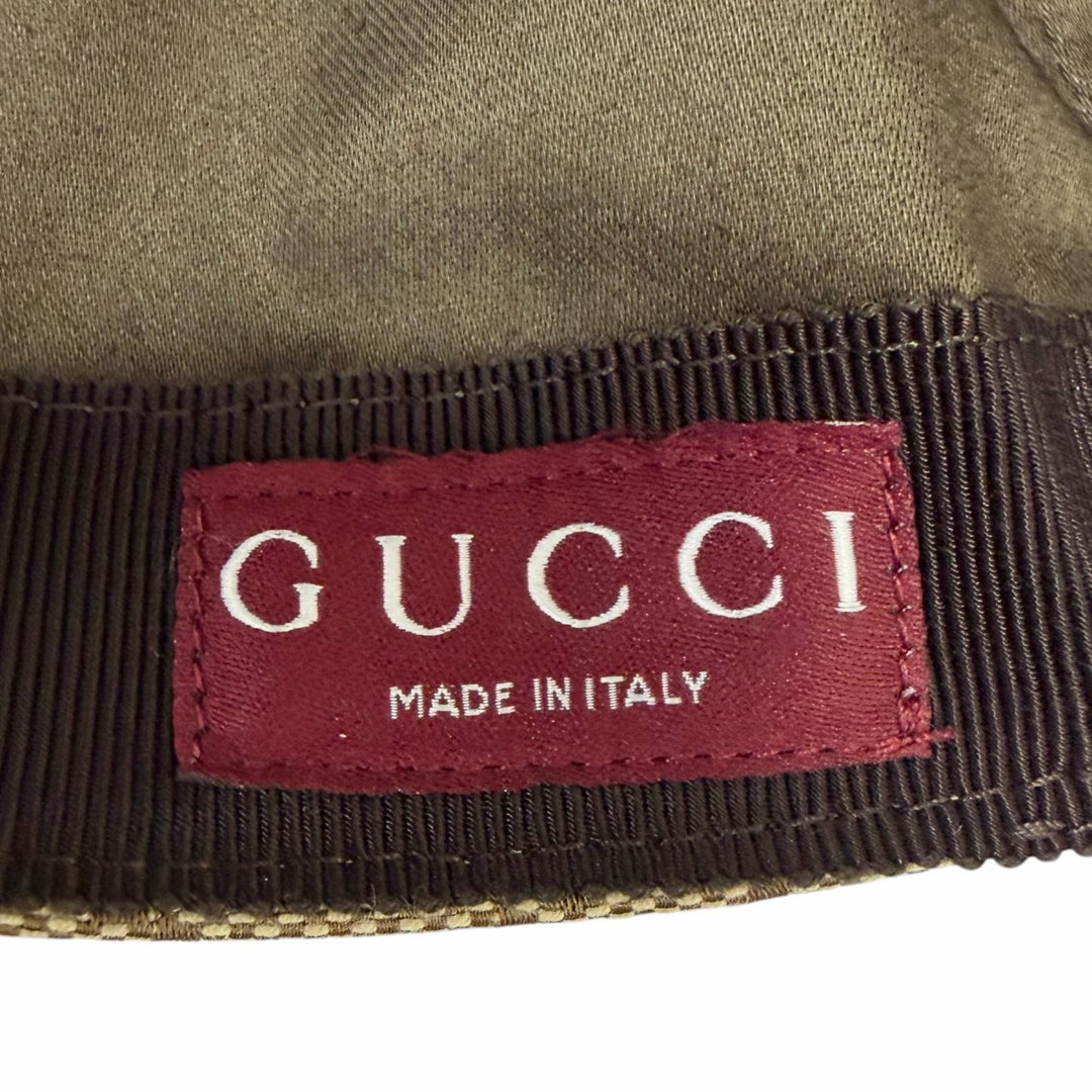 Pristine GUCCI cap Higuchi Yuko Beau & Boris GG Canvas Japan Limited Edition