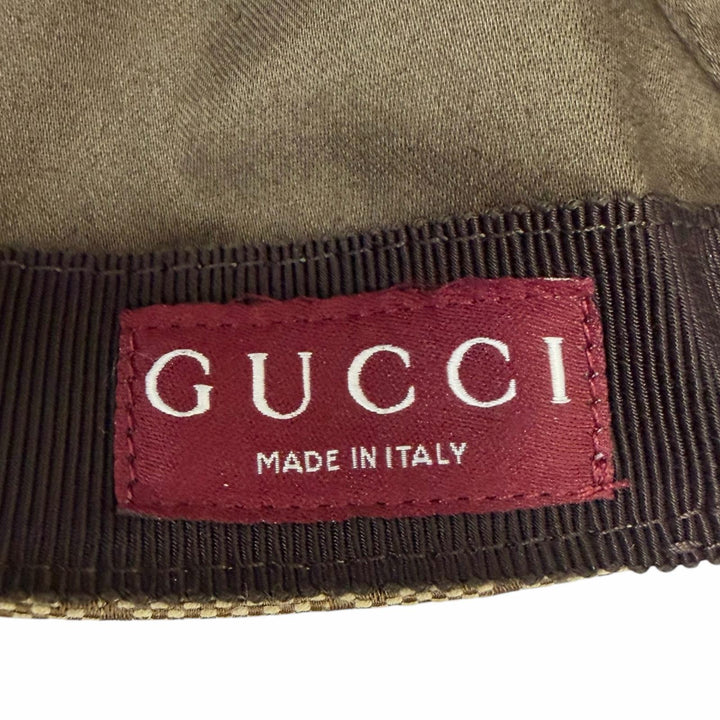 Pristine GUCCI cap Higuchi Yuko Beau & Boris GG Canvas Japan Limited Edition