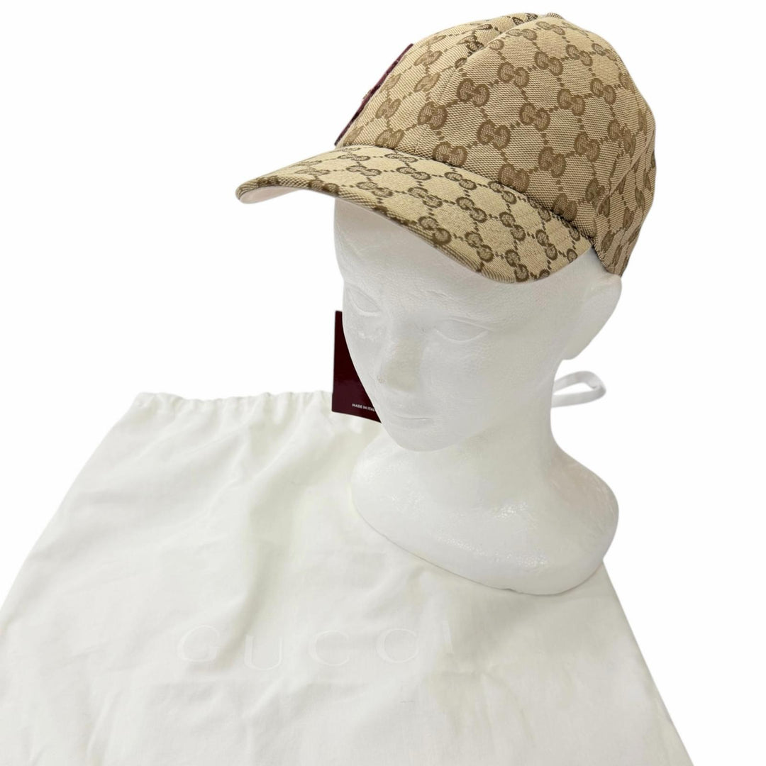 Pristine GUCCI cap Higuchi Yuko Beau & Boris GG Canvas Japan Limited Edition