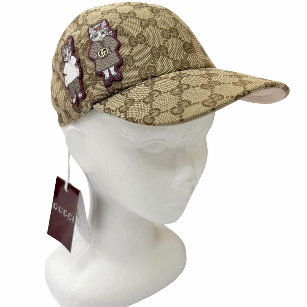 Pristine GUCCI cap Higuchi Yuko Beau & Boris GG Canvas Japan Limited Edition