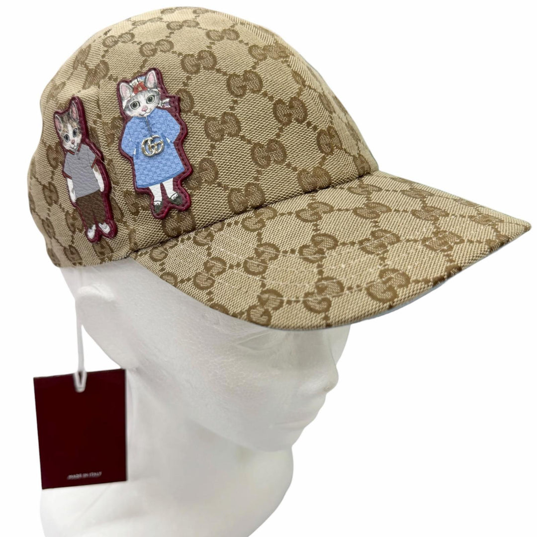 Pristine GUCCI cap Higuchi Yuko Beau Boris GG Canvas Japan Limited Edition