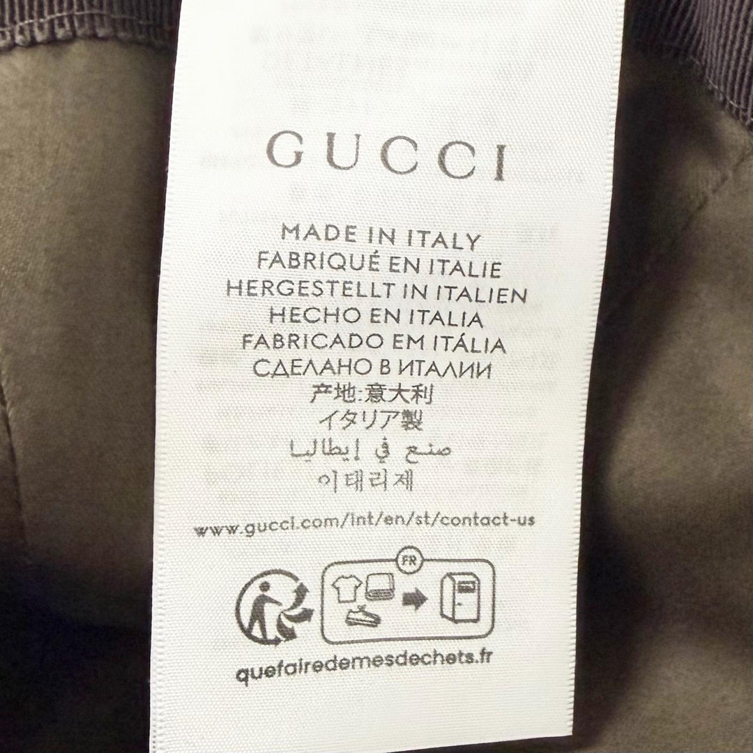 Pristine GUCCI cap Higuchi Yuko Beau Boris GG Canvas Japan Limited Edition