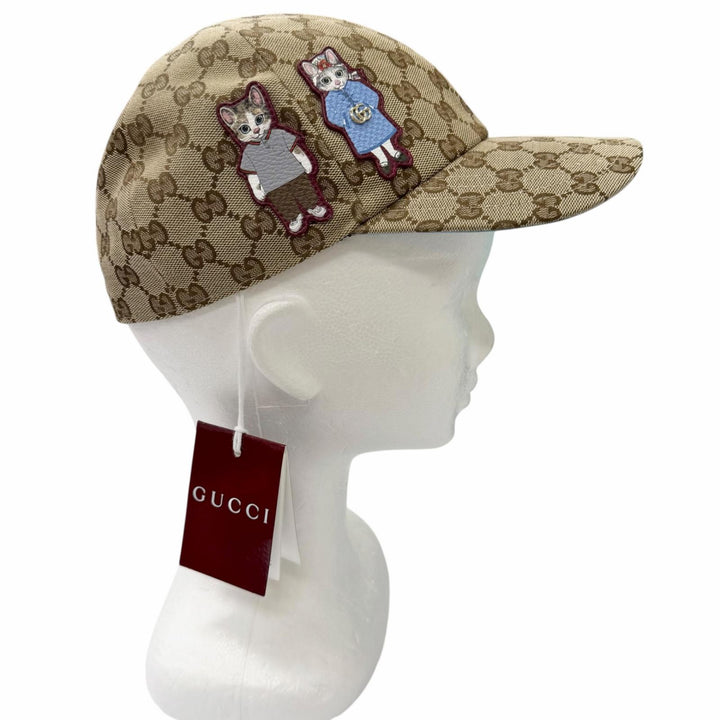 Pristine GUCCI cap Higuchi Yuko Beau Boris GG Canvas Japan Limited Edition