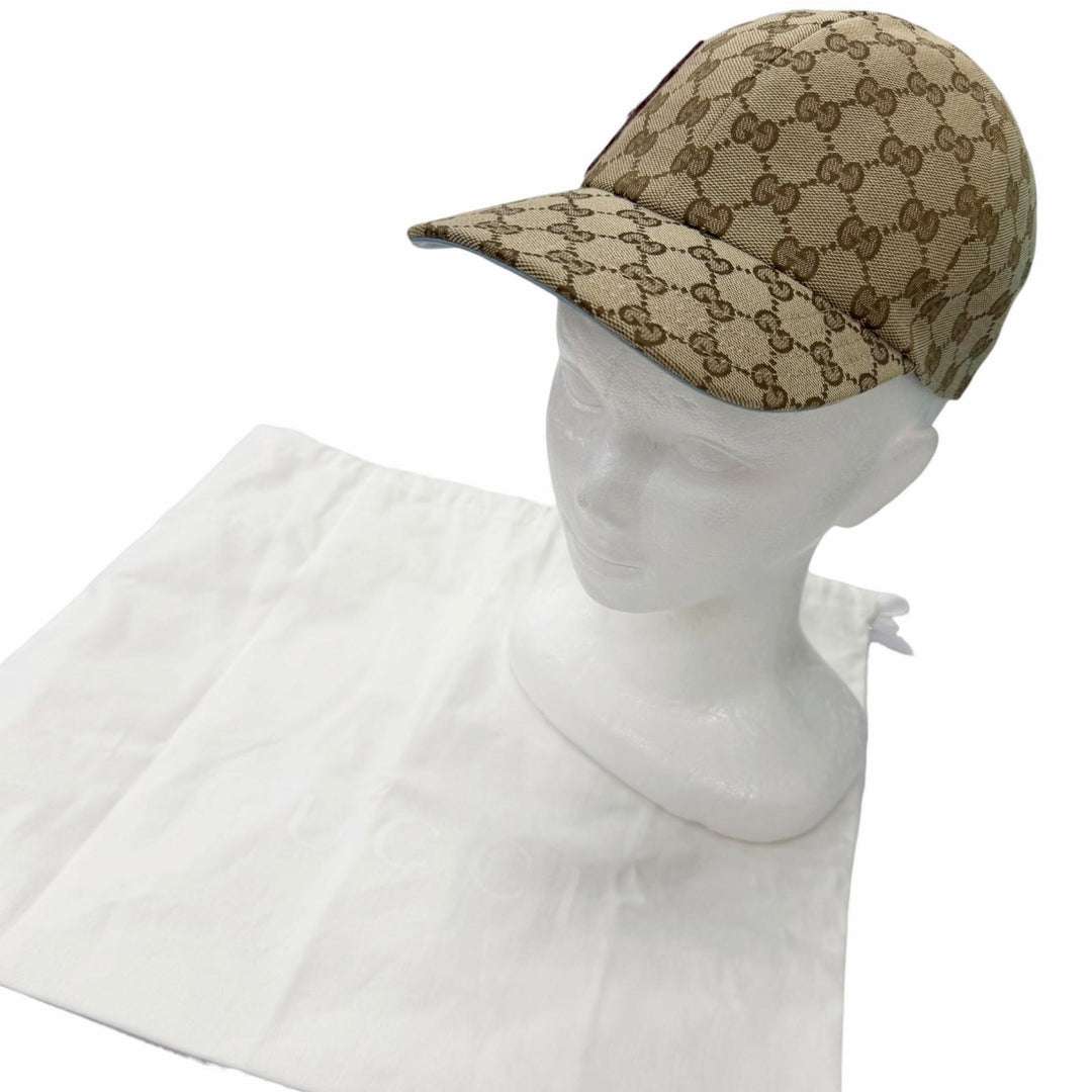 Pristine GUCCI cap Higuchi Yuko Beau Boris GG Canvas Japan Limited Edition