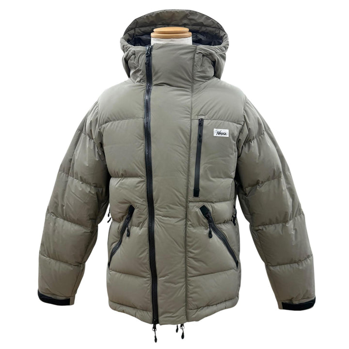 Great NANGA WHITE LABEL Down jacket khaki Nylon mens S