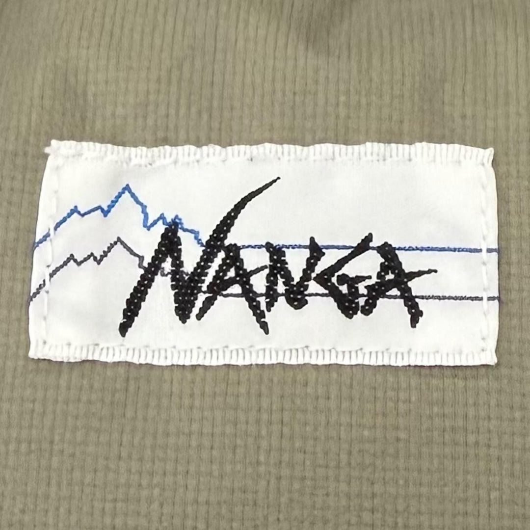 Great NANGA WHITE LABEL Down jacket khaki Nylon mens S