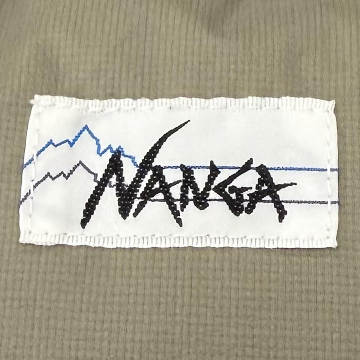 Great NANGA WHITE LABEL Down jacket khaki Nylon mens S