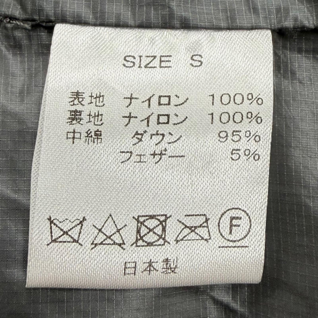 Great NANGA WHITE LABEL Down jacket khaki Nylon mens S