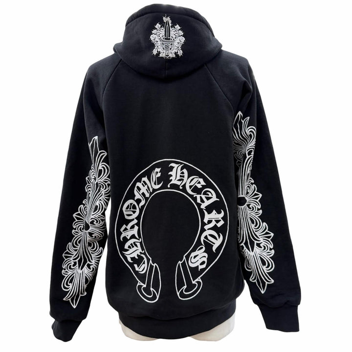 Very Good CHROME HEARTS hoodie black mens