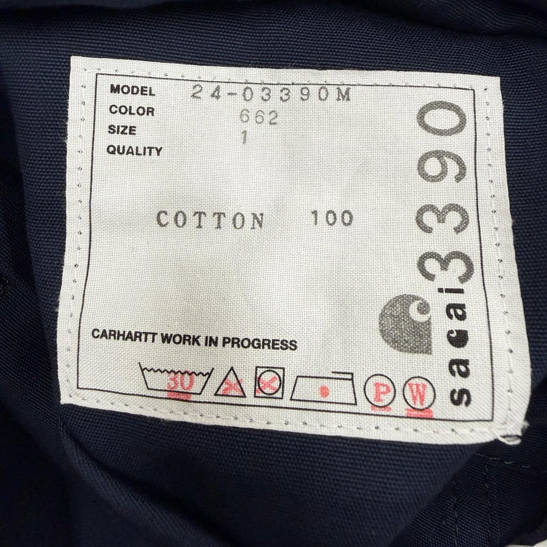 Excellent Sacai Carhartt coat Reversible Coat 3 beige cotton mens 1 24-03390M