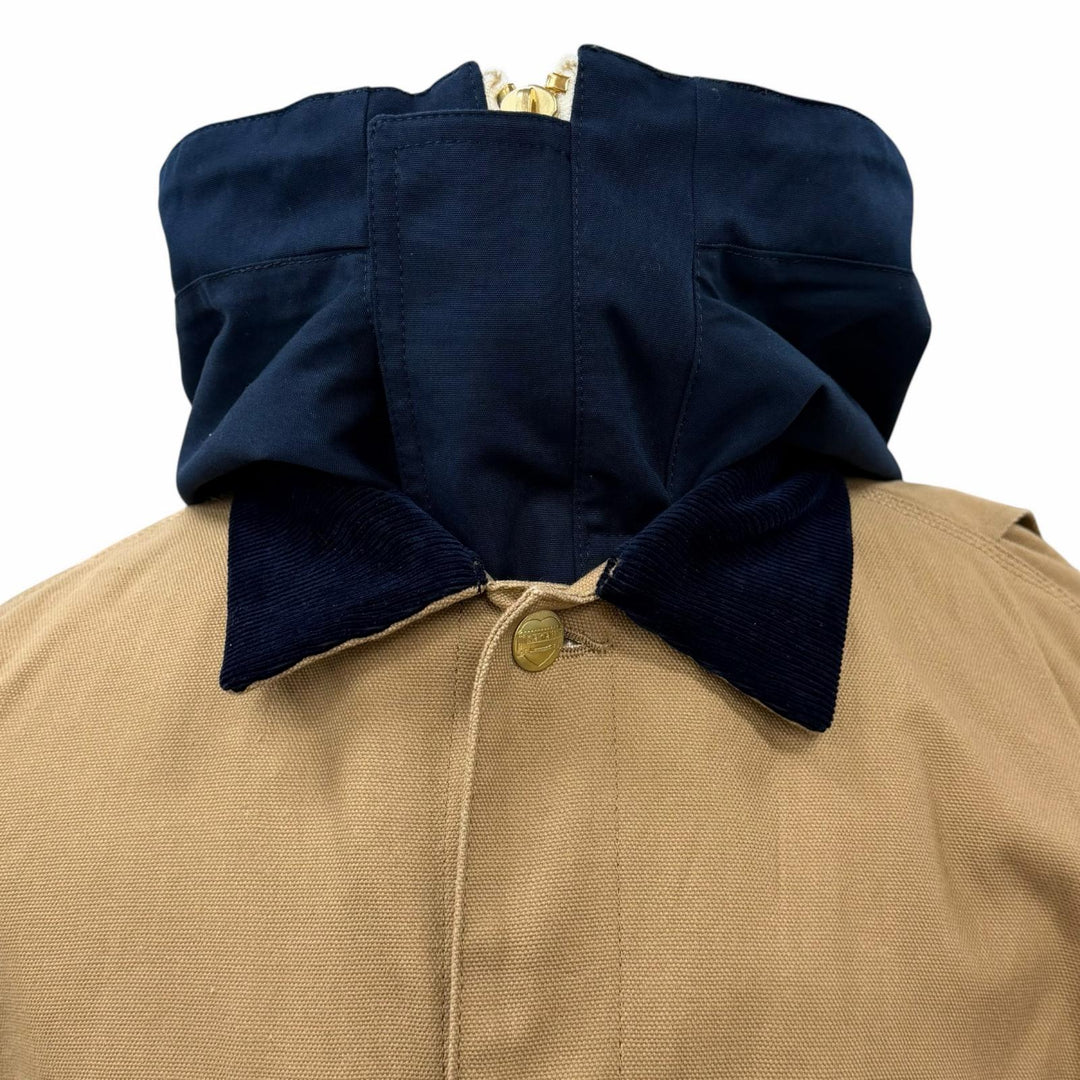 Excellent Sacai Carhartt coat Reversible Coat 3 beige cotton mens 1 24-03390M