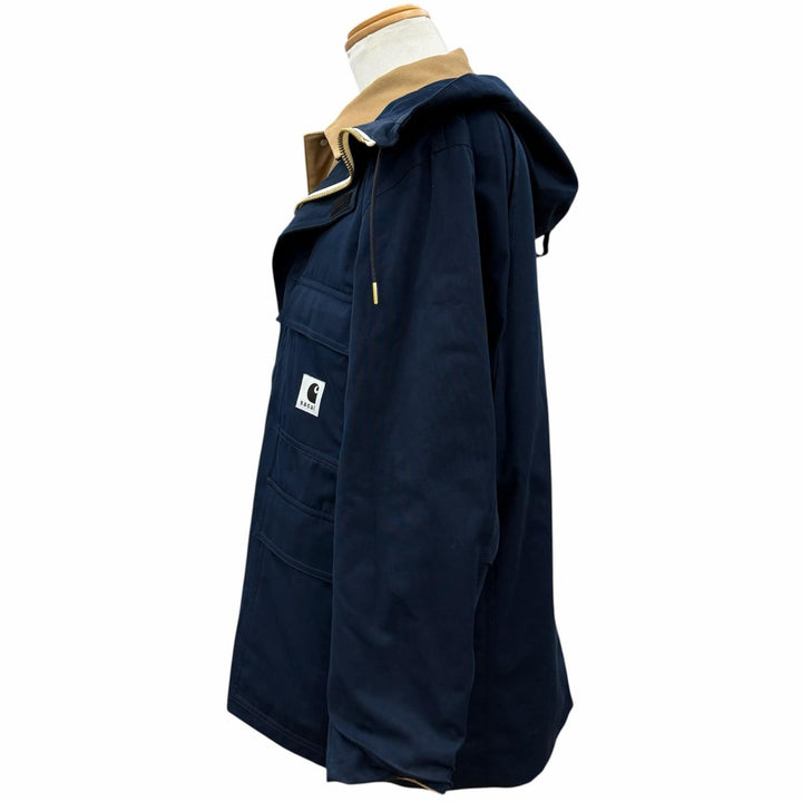 Excellent Sacai Carhartt coat Reversible Coat 3 beige cotton mens 1 24-03390M