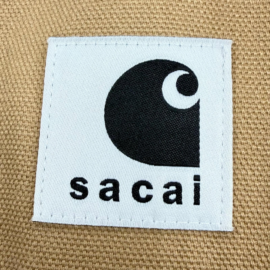 Excellent Sacai Carhartt coat Reversible Coat 3 beige cotton mens 1 24-03390M