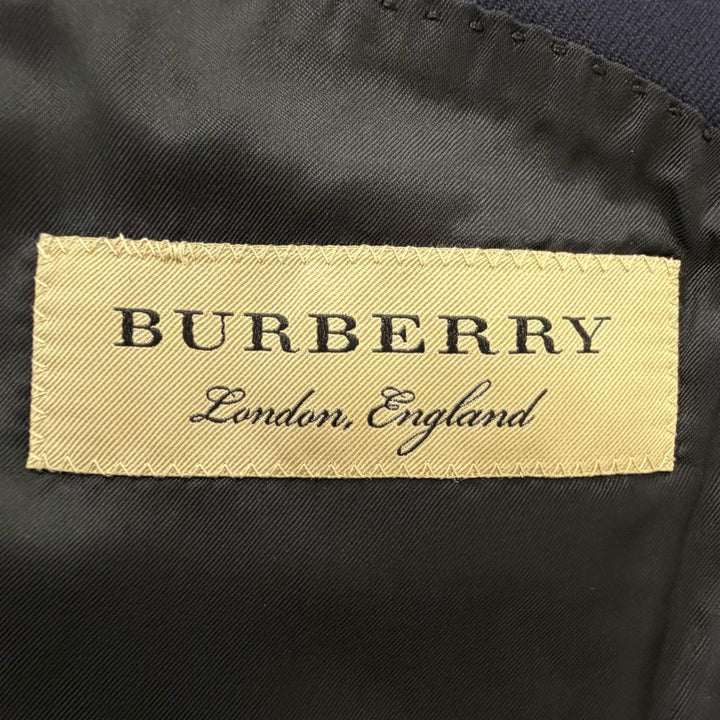 Great BURBERRY suit single Navy wool mens 8001230
