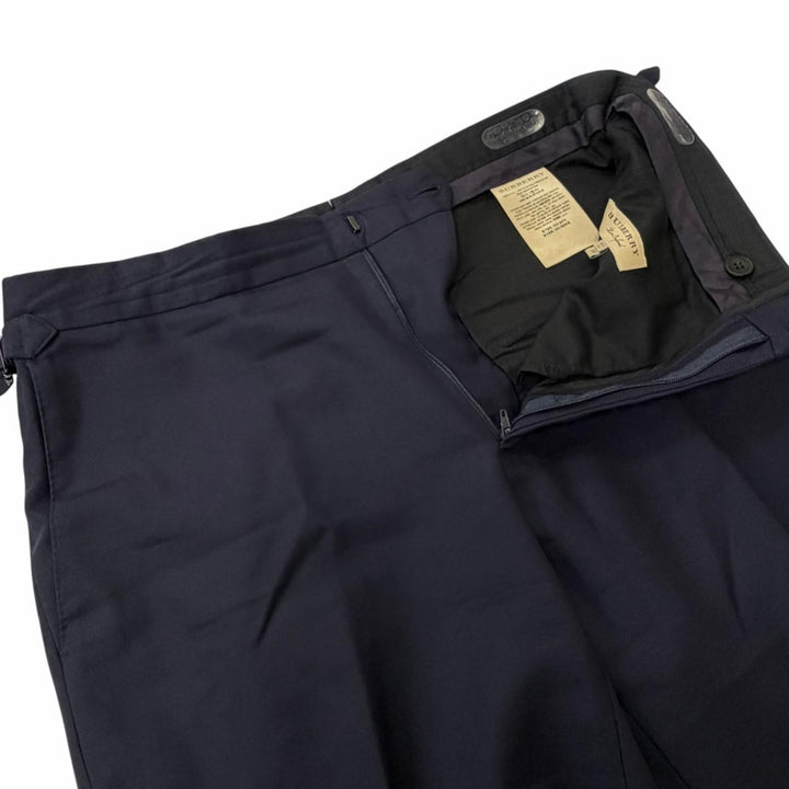 Great BURBERRY suit single Navy wool mens 8001230