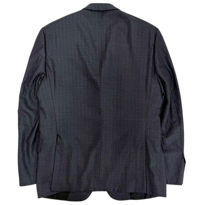 Great Brioni suit Super 160s Single Jacket and Pants Suit Two-Piece Set Navy 50