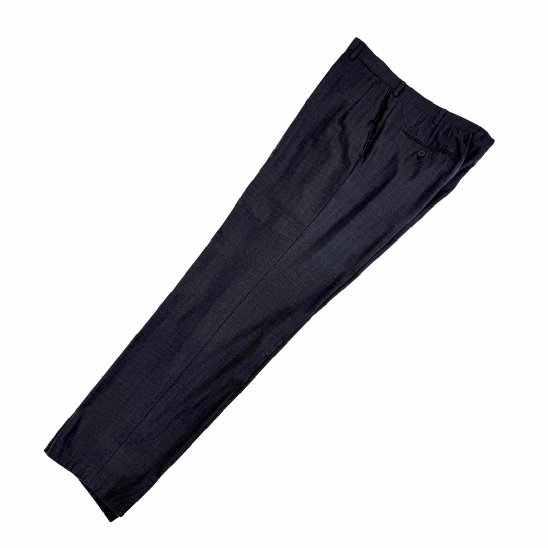 Great Brioni suit Super 160s Single Jacket and Pants Suit Two-Piece Set Navy 50