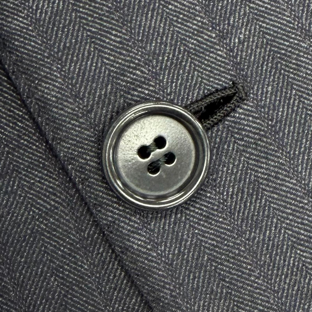 Great Brioni suit Super 160s Single Jacket and Pants Suit Two-Piece Set Navy 50