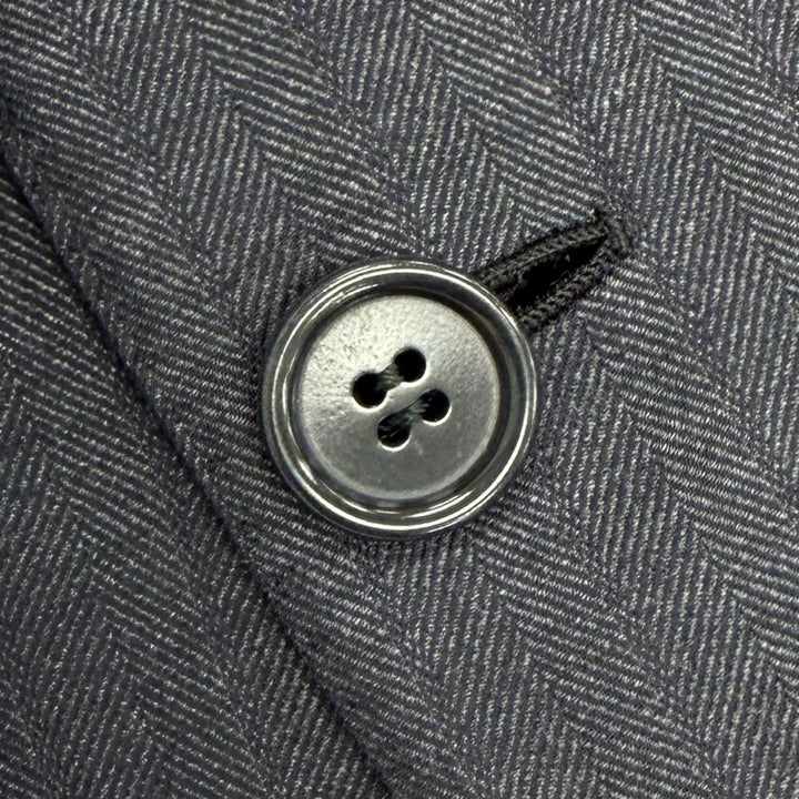 Great Brioni suit Super 160s Single Jacket and Pants Suit Two-Piece Set Navy 50
