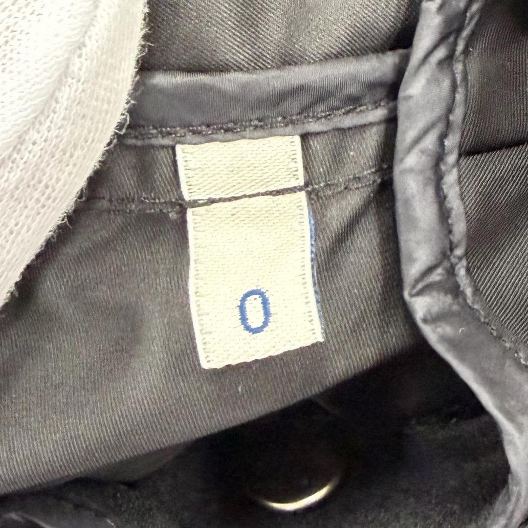 Great MONCLER coat MUTCHE Logo patch and hood black polyester Women 0