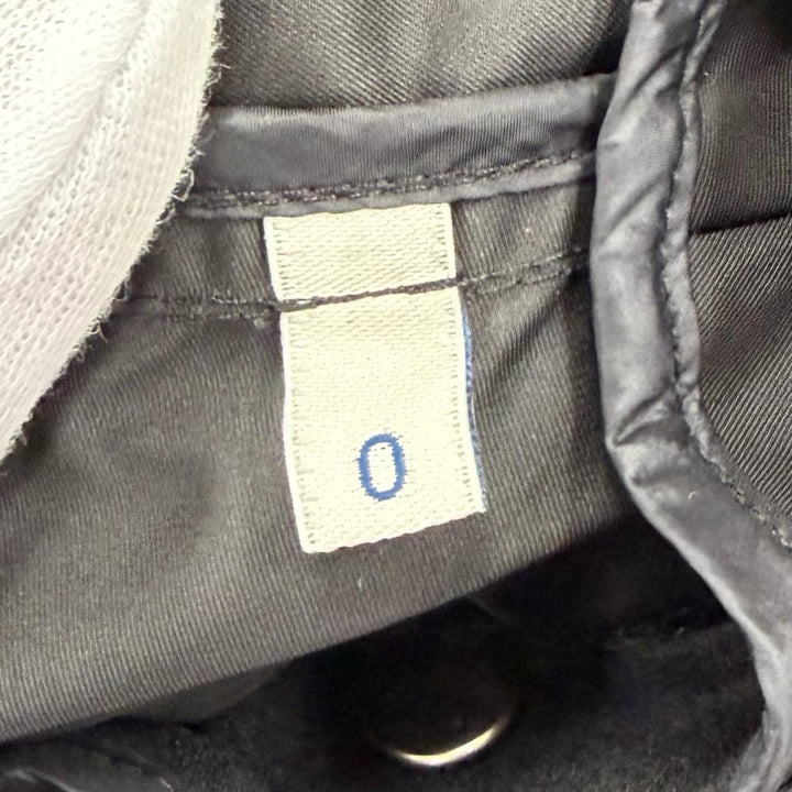 Great MONCLER coat MUTCHE Logo patch and hood black polyester Women 0