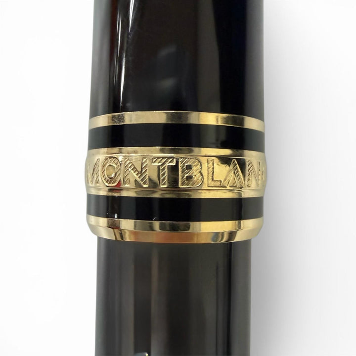 Excellent MONTBLANC fountain pen Meisterstück Classic black 14K mens