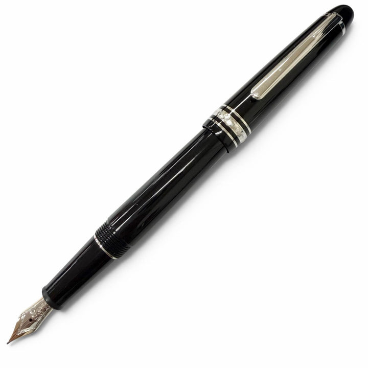Great MONTBLANC fountain pen Meisterstück 145 Classic Platinum Line