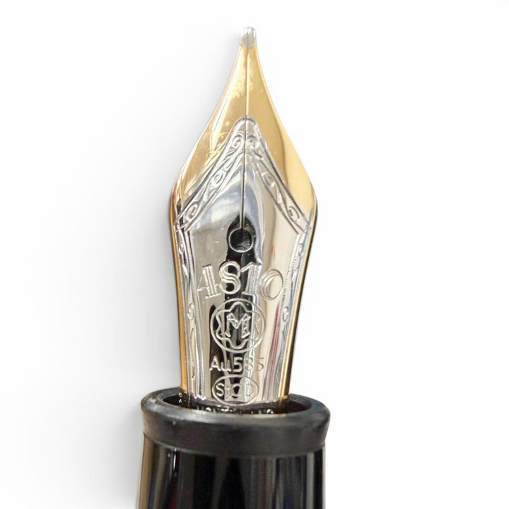 Great MONTBLANC fountain pen Meisterstück 145 Classic Platinum Line