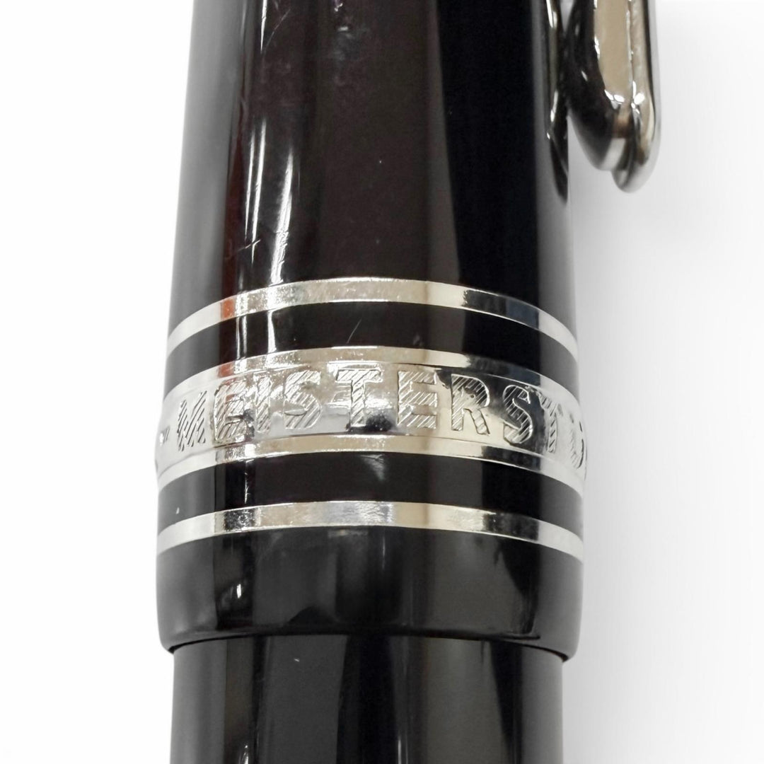 Great MONTBLANC fountain pen Meisterstück 145 Classic Platinum Line
