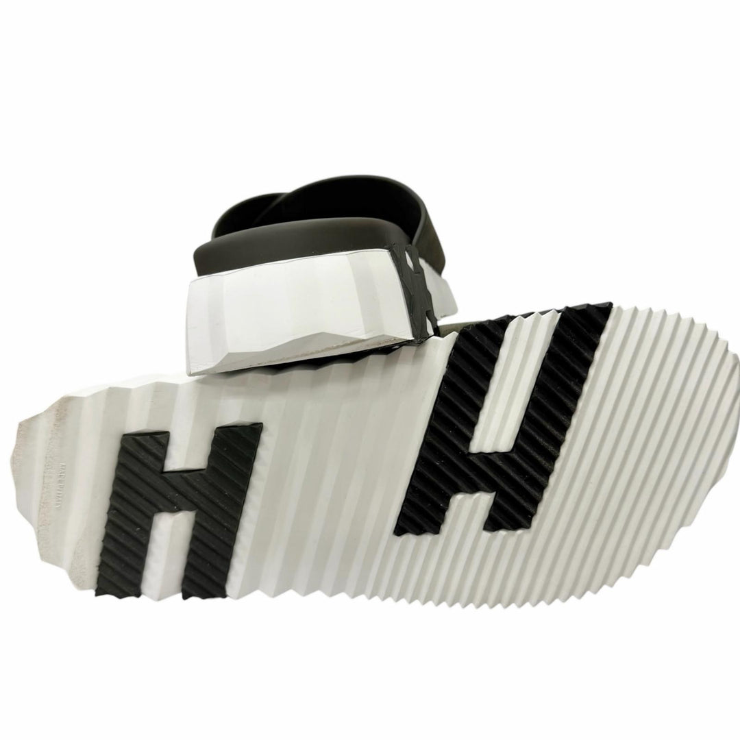Great HERMES Sandals infrastructure H logo design shower sandals slides khaki