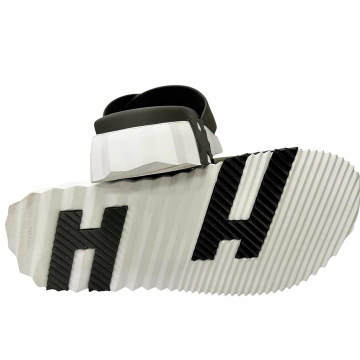 Great HERMES Sandals infrastructure H logo design shower sandals slides khaki