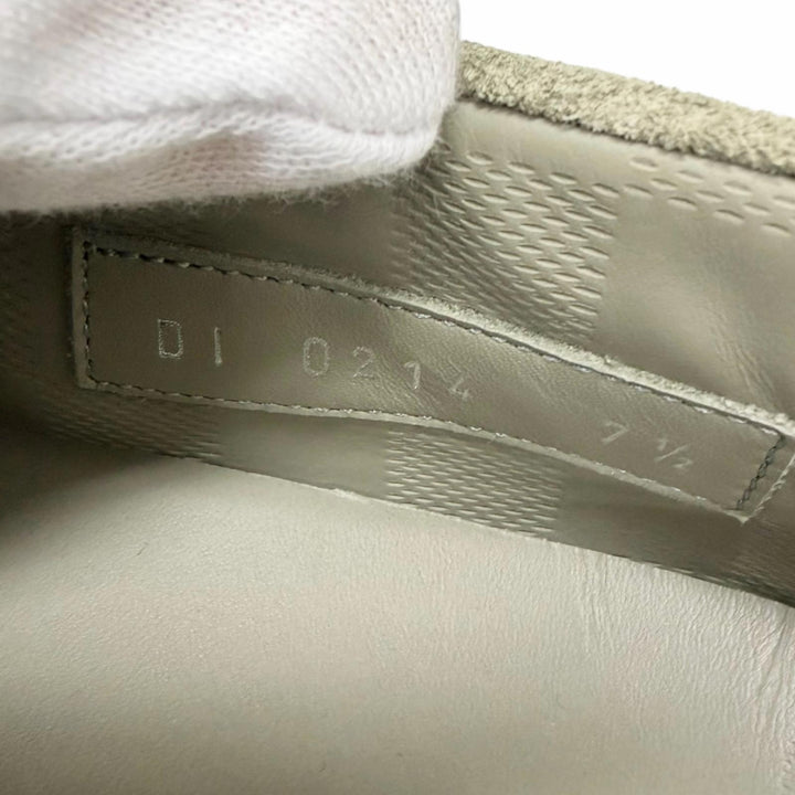 Excellent LOUIS VUITTON Slip-on Pacific Line LV logo Metal Gray