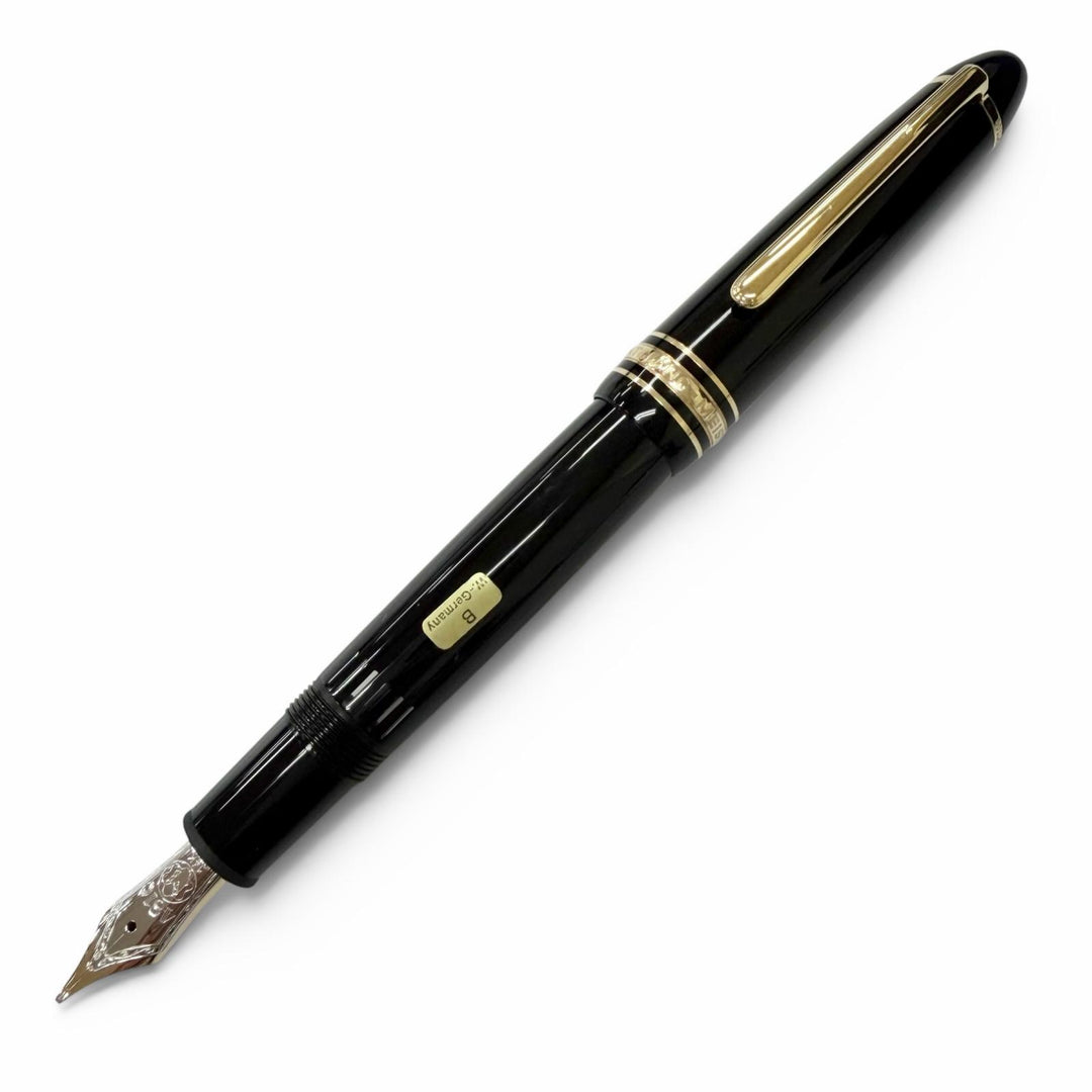 Excellent MONTBLANC fountain pen Meisterstück 146 black 14K mens