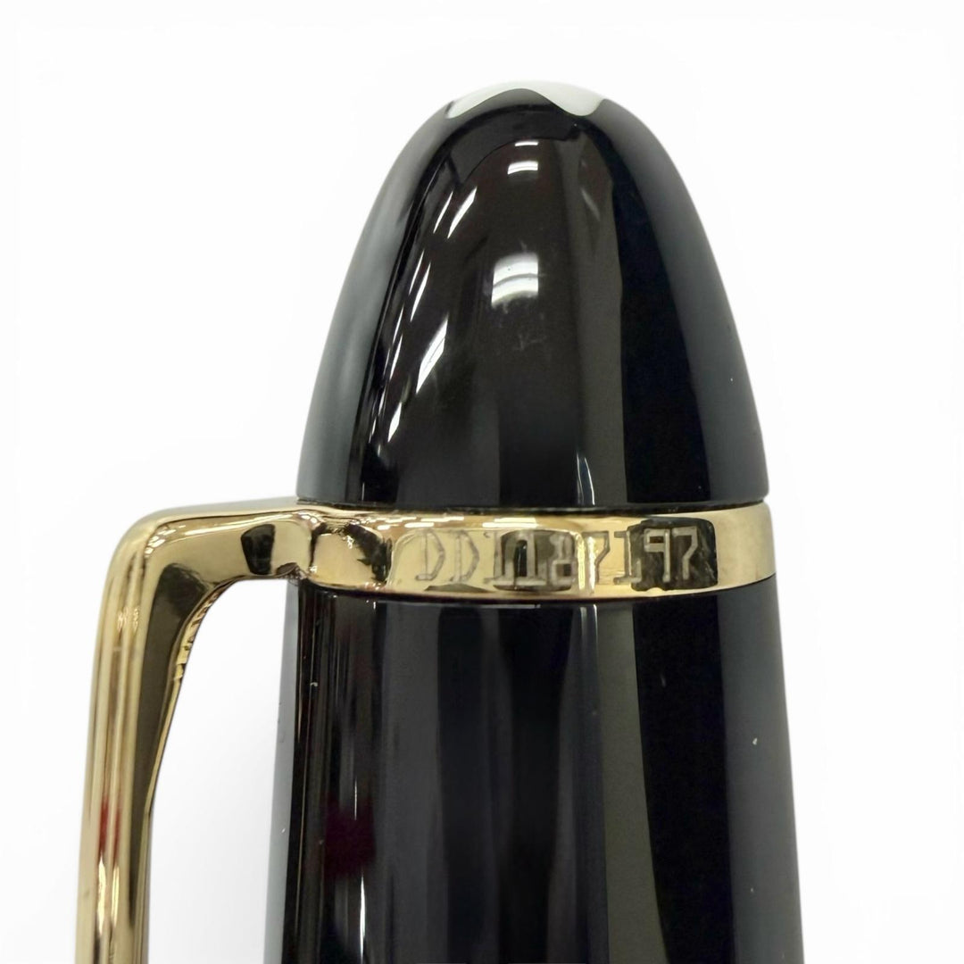 Excellent MONTBLANC fountain pen Meisterstück 146 black 14K mens