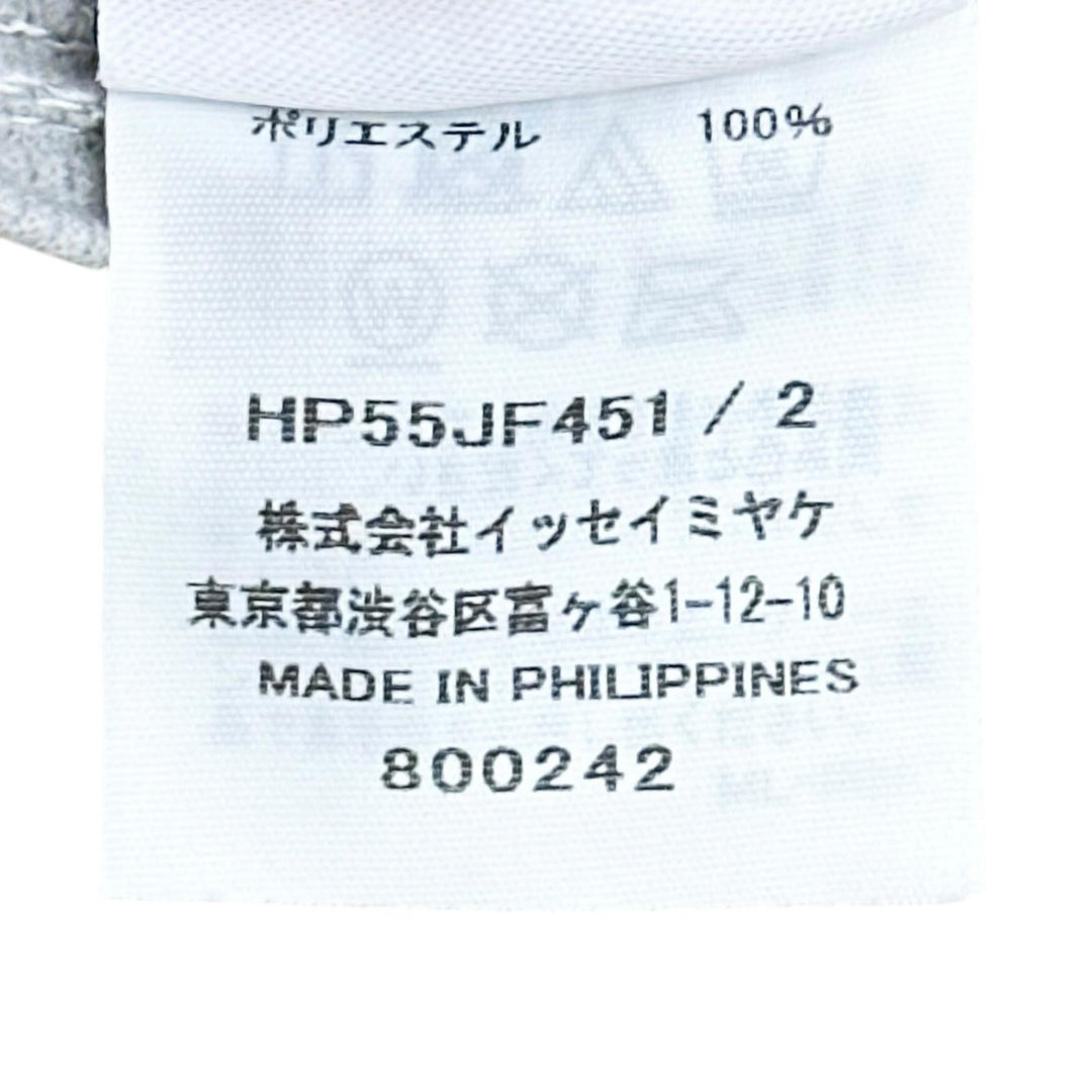 Excellent HOMME PLISSE ISSEY MIYAKE Pants Wide silhouette Pleated gray polyester