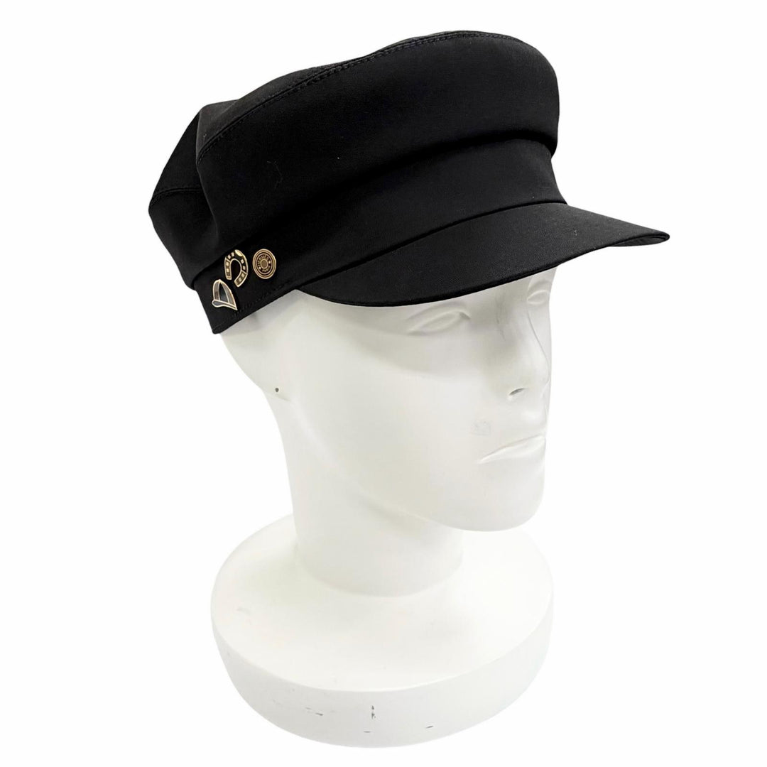 Pristine HERMES Casquette Casquette Vauban Jump Crude Cell Horseshoe 58