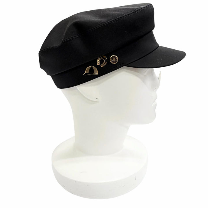 Pristine HERMES Casquette Casquette Vauban Jump Crude Cell Horseshoe 58