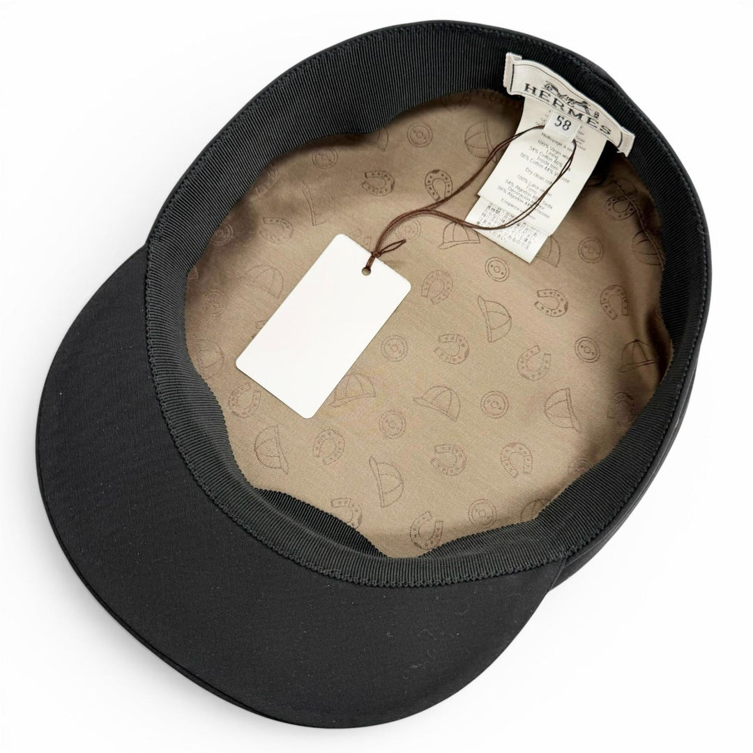 Pristine HERMES Casquette Casquette Vauban Jump Crude Cell Horseshoe 58