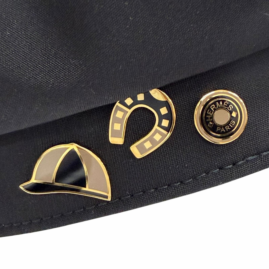 Pristine HERMES Casquette Casquette Vauban Jump Crude Cell Horseshoe 58