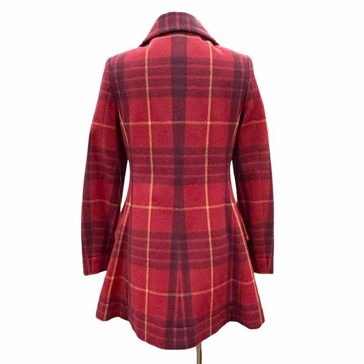 Great Vivienne Westwood Red Label Orb Button Check Pattern Witch Coat 2