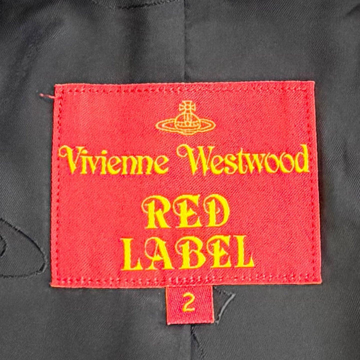 Great Vivienne Westwood Red Label Orb Button Check Pattern Witch Coat 2