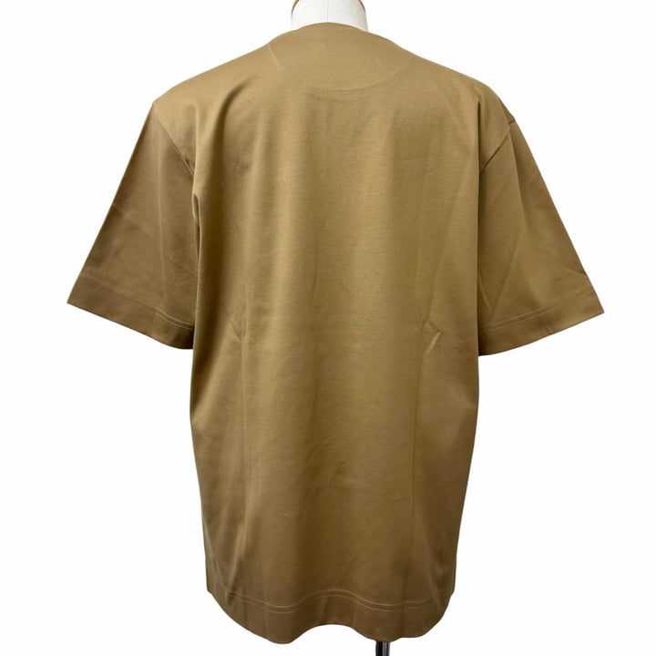 Excellent FENDI Short sleeve T-shirt Chest pocket, crew neck beige