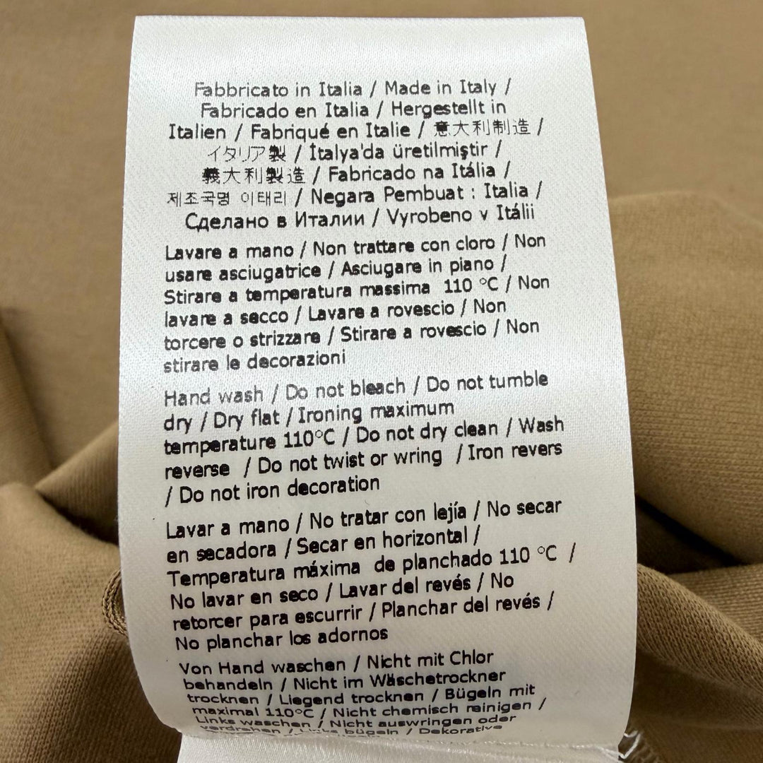 Excellent FENDI Short sleeve T-shirt Chest pocket, crew neck beige