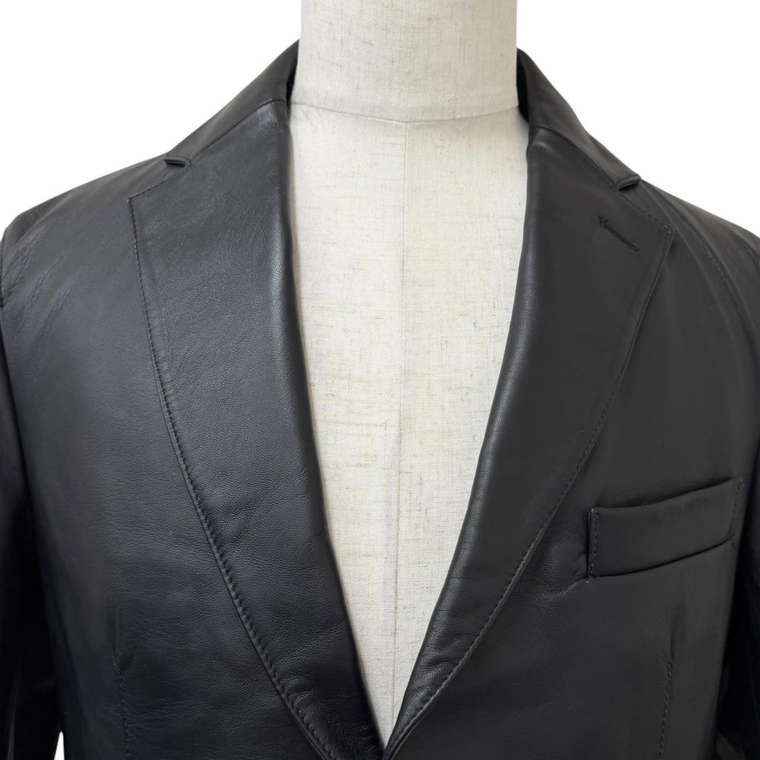 Pristine TAGLIATORE tailored jacket CARSON JP black Sheep leather mens