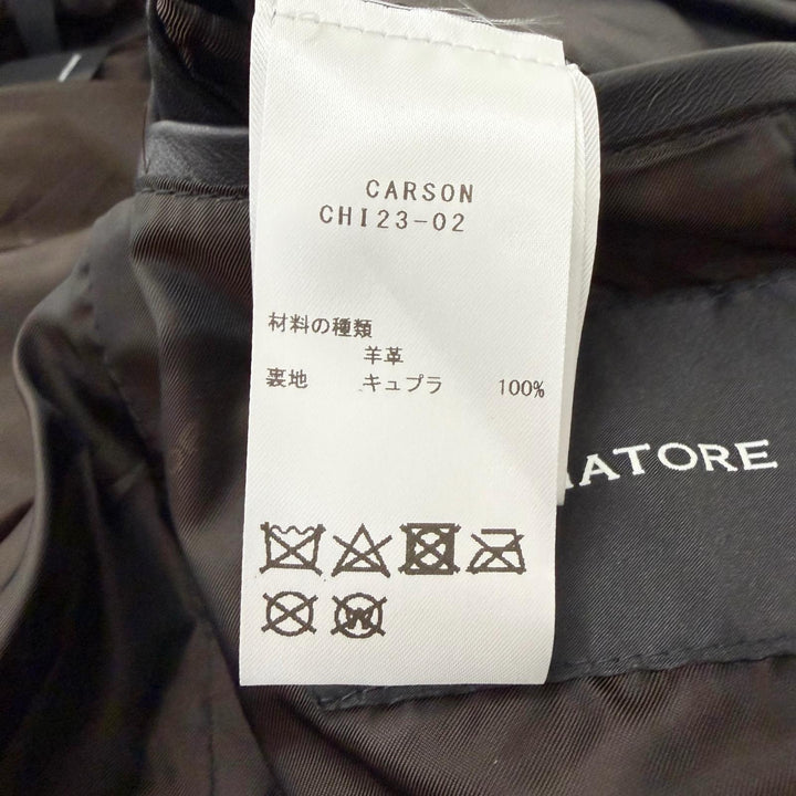 Pristine TAGLIATORE tailored jacket CARSON JP black Sheep leather mens