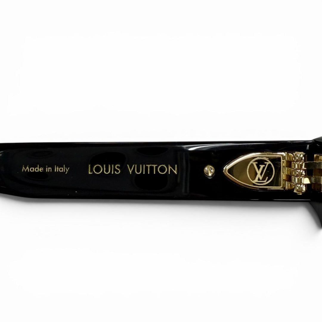Great LOUIS VUITTON Glasses Optical My Monogram Square black Women Z1633E