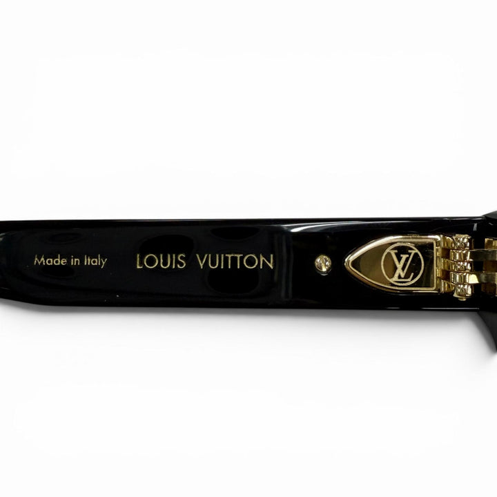 Great LOUIS VUITTON Glasses Optical My Monogram Square black Women Z1633E