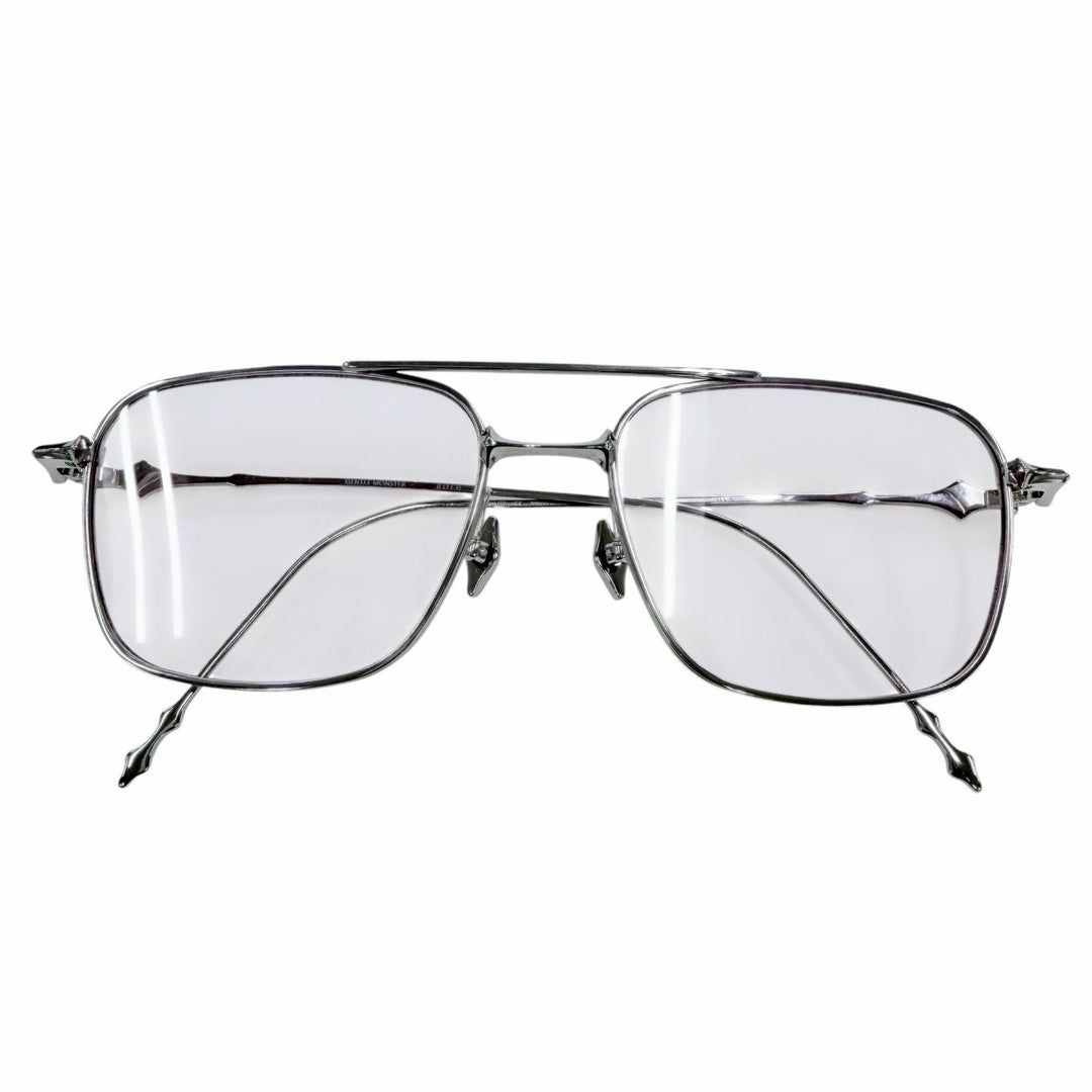 Excellent GENTLE MONSTER sunglasses MET BOLD Silver mens