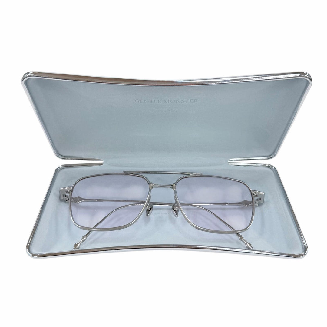 Excellent GENTLE MONSTER sunglasses MET BOLD Silver mens